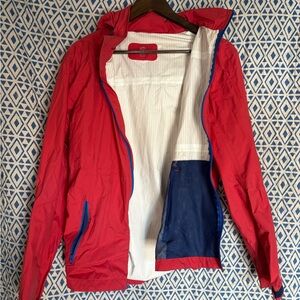 Women’s pink rain jacket